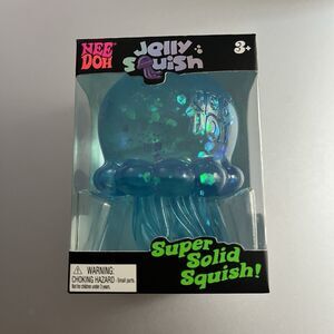 Nee Doh Blue Jellyfish Jelly Squish Stress Toy Brand New In Box Fidget Squeeze